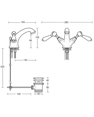 Mélangeur monotrou Radcliffe - Imperial