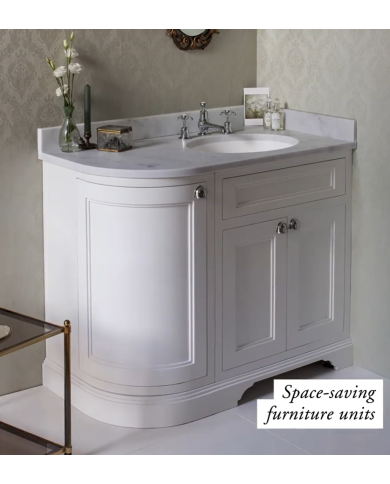 Meuble vasque Burlington | Coin droite 100cm