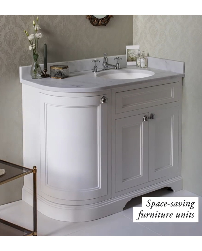 Meuble vasque Burlington | Coin droite 100cm