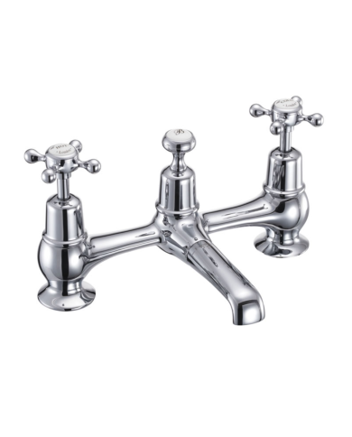 mélangeur 2 trous burlington | Claremont rétro chrome