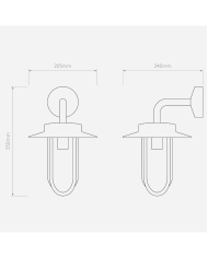 applique murale Montparnasse Astro | Astro Lighting IP44