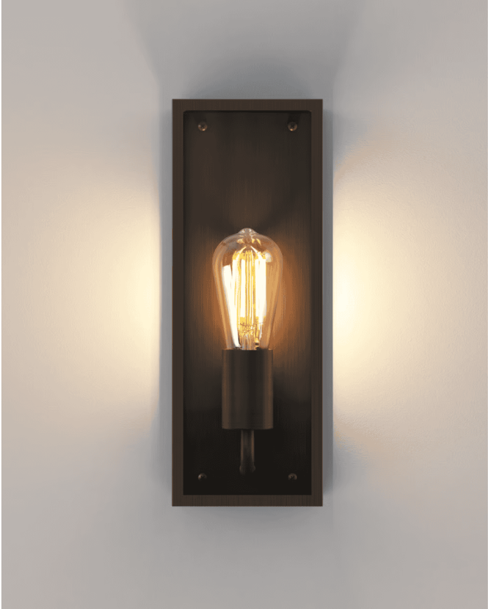 Applique murale Messina Astro Lighting | Nickel Poli & Bronze