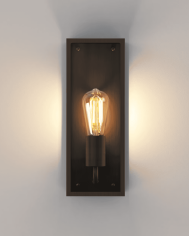 Applique murale Messina Astro Lighting | Nickel Poli & Bronze