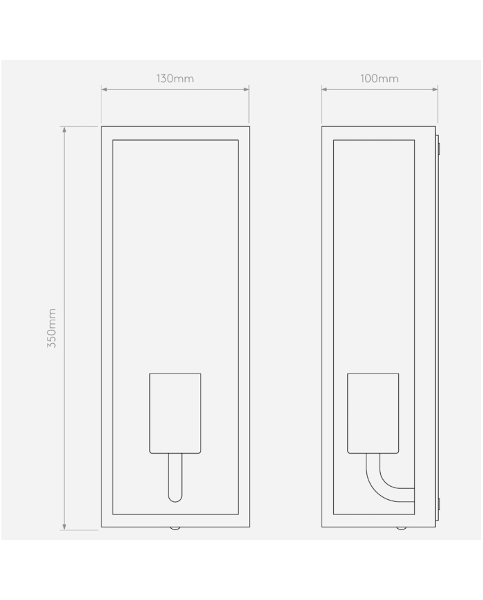 Applique murale Messina Astro Lighting | Nickel Poli & Bronze