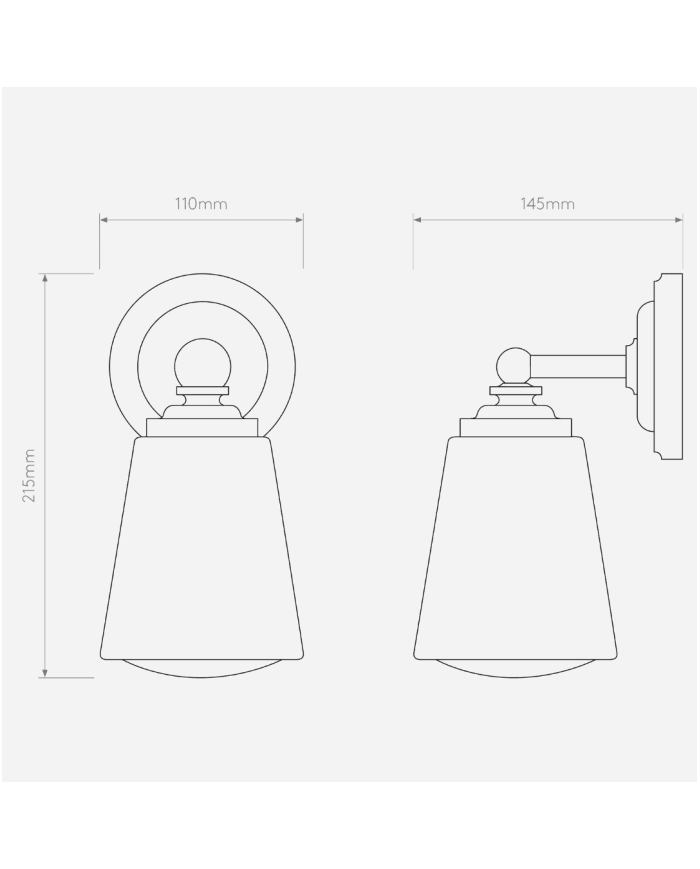 Applique murale Anton | Astro Lighting IP44 Zones 2-3