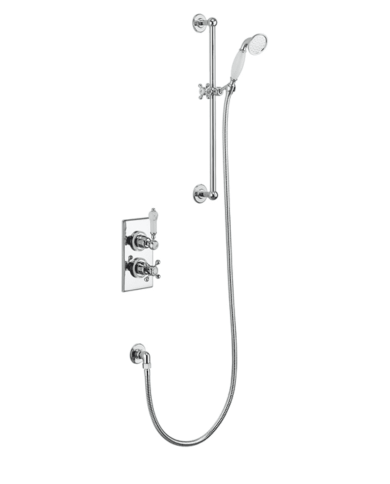 Douche Thermostatique avec glissière - Burlington Douche Thermostatique avec glissière - Burlington