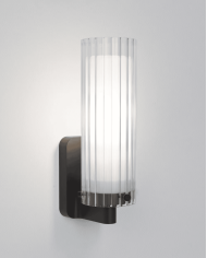 applique murale Ottavino Astro | Chrome & Noir Mat
