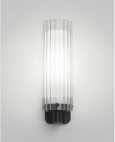 applique murale Ottavino Astro | Chrome & Noir Mat
