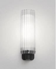 applique murale Ottavino Astro | Chrome & Noir Mat