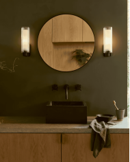 applique murale Ottavino Astro | Chrome & Noir Mat