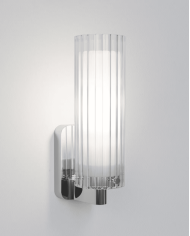 applique murale Ottavino Astro | Chrome & Noir Mat