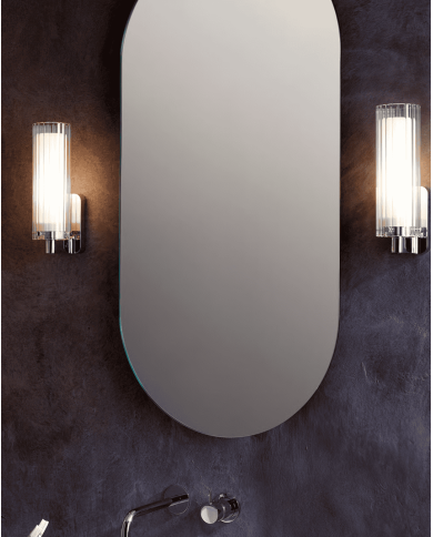 applique murale Ottavino Astro | Chrome & Noir Mat