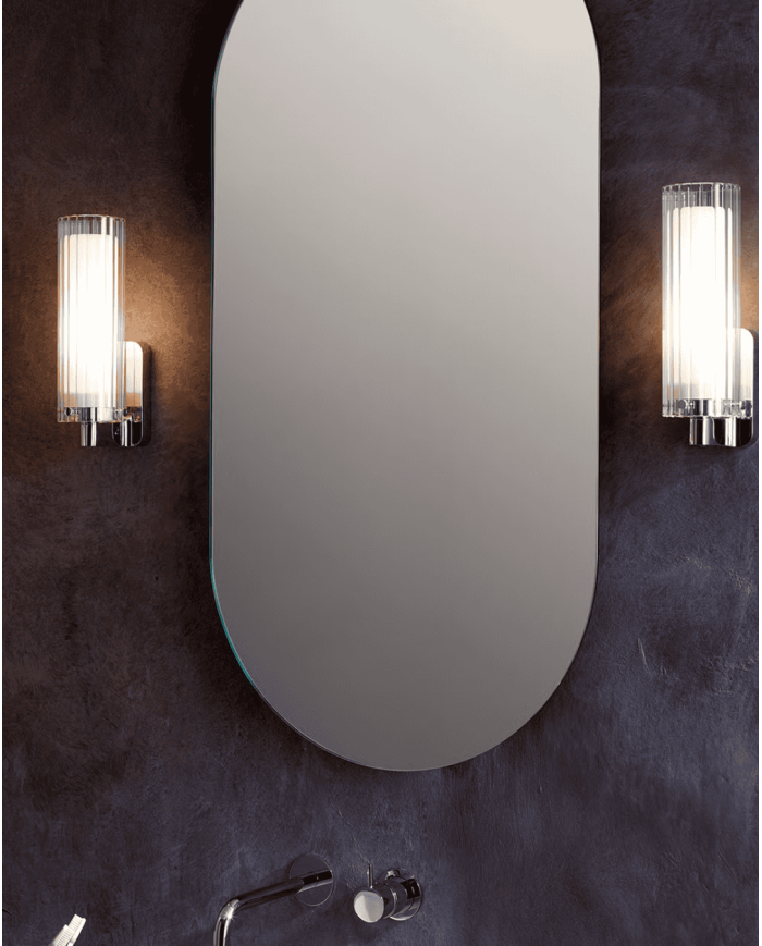 applique murale Ottavino Astro | Chrome & Noir Mat