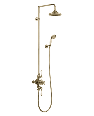 Douche thermostatique Burlington | Rétro double fonction