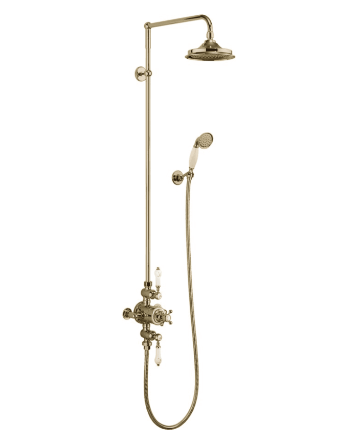Douche thermostatique Burlington | Rétro double fonction