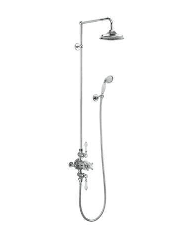 Douche thermostatique Burlington | Rétro double fonction
