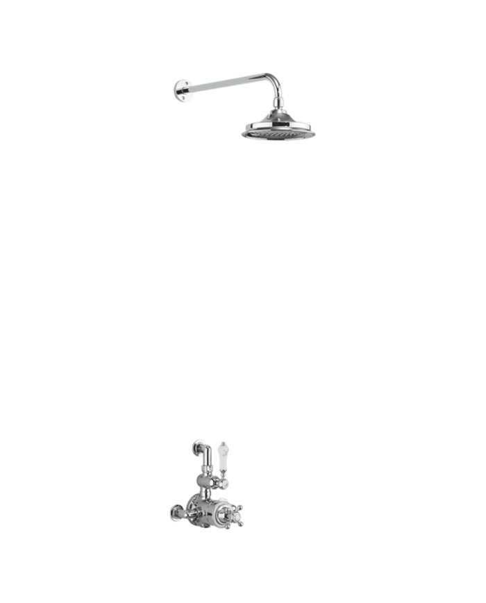 douche thermostatique burlington | Style rétro chrome