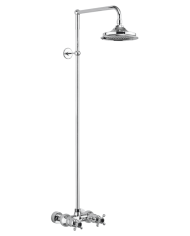 douche thermostatique burlington | colonne rétro laiton