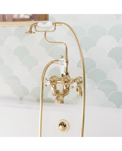 Mélangeur bain douche Burlington | Claremont rétro