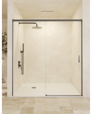 paroi douche black gun metal | SBX Stylo 6mm