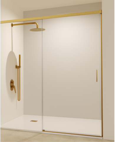 Paroi Douche Or brossé Stylo- SBX