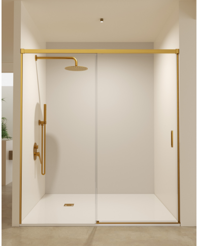 Paroi Douche Or brossé Stylo- SBX