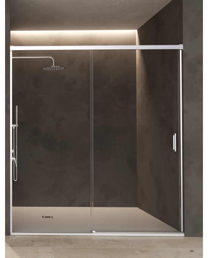 paroi douche chromé stylo sbx | SBX réversible 6mm