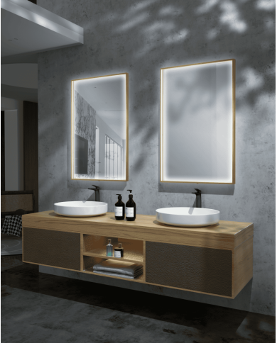 miroir led ability ledimex | 2 finitions élégantes