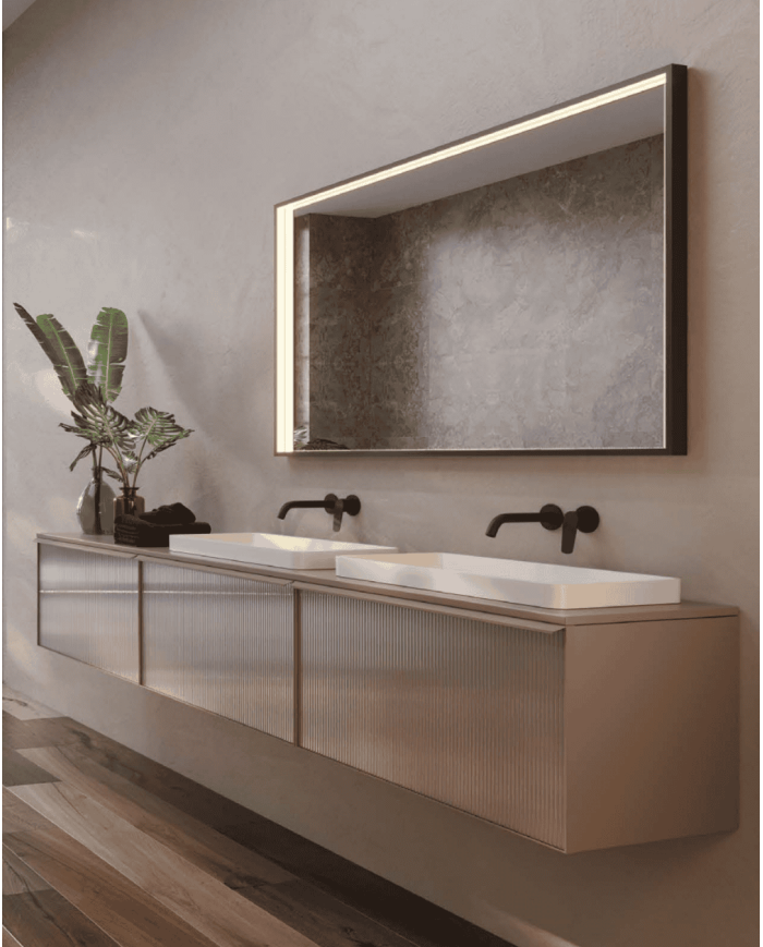 miroir led ability ledimex | 2 finitions élégantes