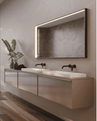 miroir led ability ledimex | 2 finitions élégantes