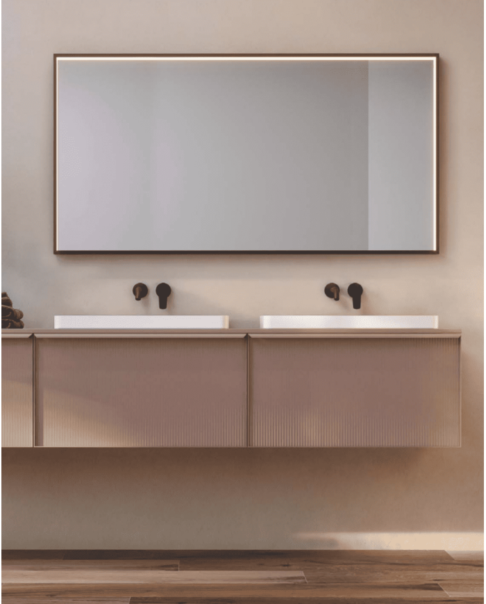 miroir led ability ledimex | 2 finitions élégantes