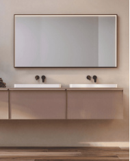 miroir led ability ledimex | 2 finitions élégantes