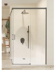 paroi douche angle sbx | Stylo Black Gun Metal