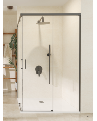 paroi douche angle sbx | Stylo Black Gun Metal