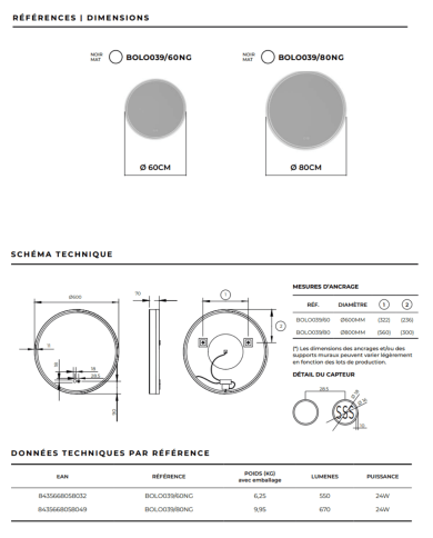 Miroir Bolonia - LEDIMEX Miroir Bolonia - LEDIMEX