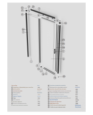 Paroi Douche Noir mat Easy - SBX
