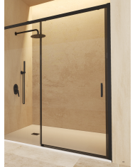 Paroi Douche Noir mat Easy - SBX