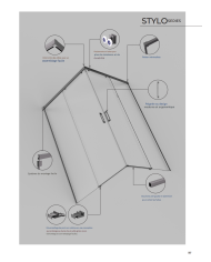 Paroi Douche Angle Noir Mat Easy - SBX