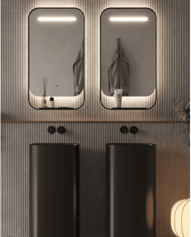 Miroir LED salle de bain | LEDIMEX éclairage réglable