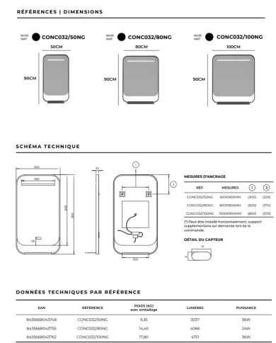 Miroir Concept - LEDIMEX Miroir Concept - LEDIMEX