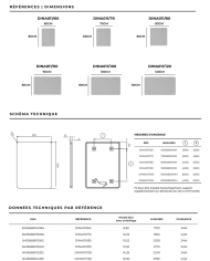 Miroir LED Dinamarca | Éclairage doux 6500K