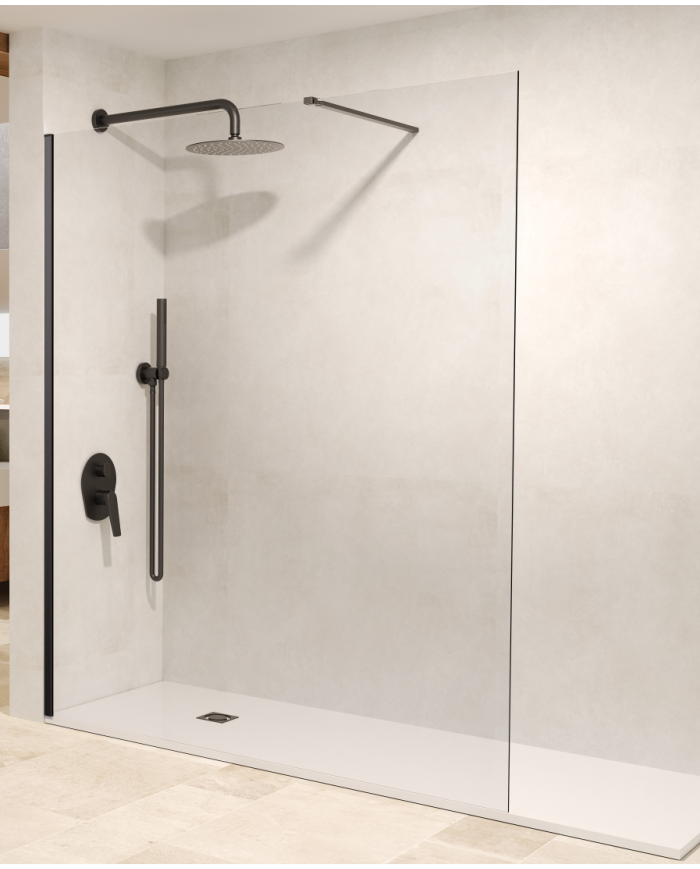 Paroi Douche Noir mat Screen - SBX