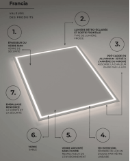 Miroir Francia - LEDIMEX