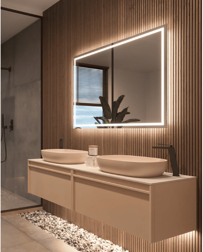 miroir led france retro | LEDIMEX dimensions sur mesure