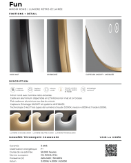 miroir led retroéclairé ledimex | antibuée & éclairage 3 teintes