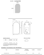 Miroir Gales - LEDIMEX