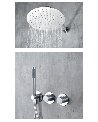 Robinetterie thermostatique encastrée Chrome Robinetterie thermostatique encastrée Chrome