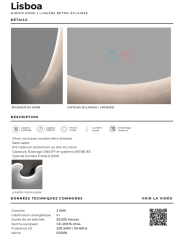 Miroir rond Ledimex | Éclairage LED tactile antibuée