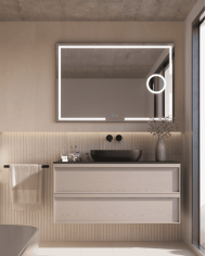 miroir led malta | Éclairage 3 LED & antibuée