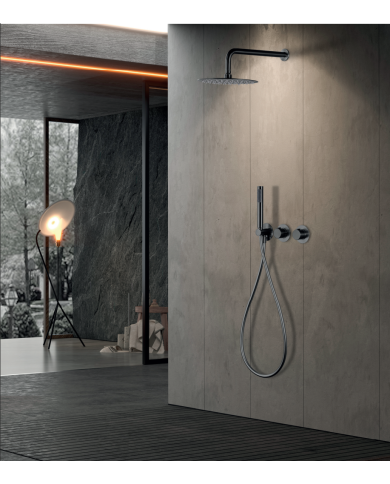 robinetterie thermostatique black gun metal | IMEX